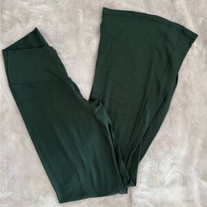 Aerie Dark Green Flare Leggings